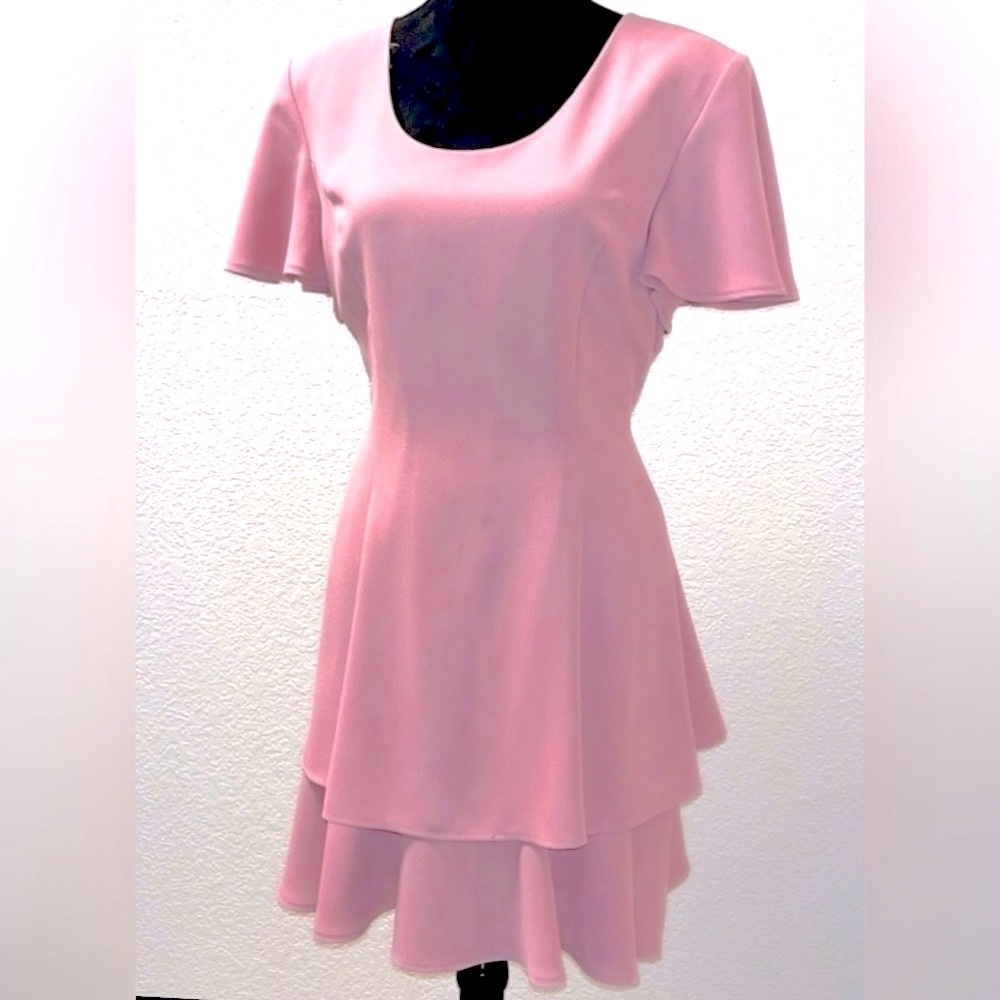 Definitely 80’s Vintage Randi May Collection Pink Layered Dress